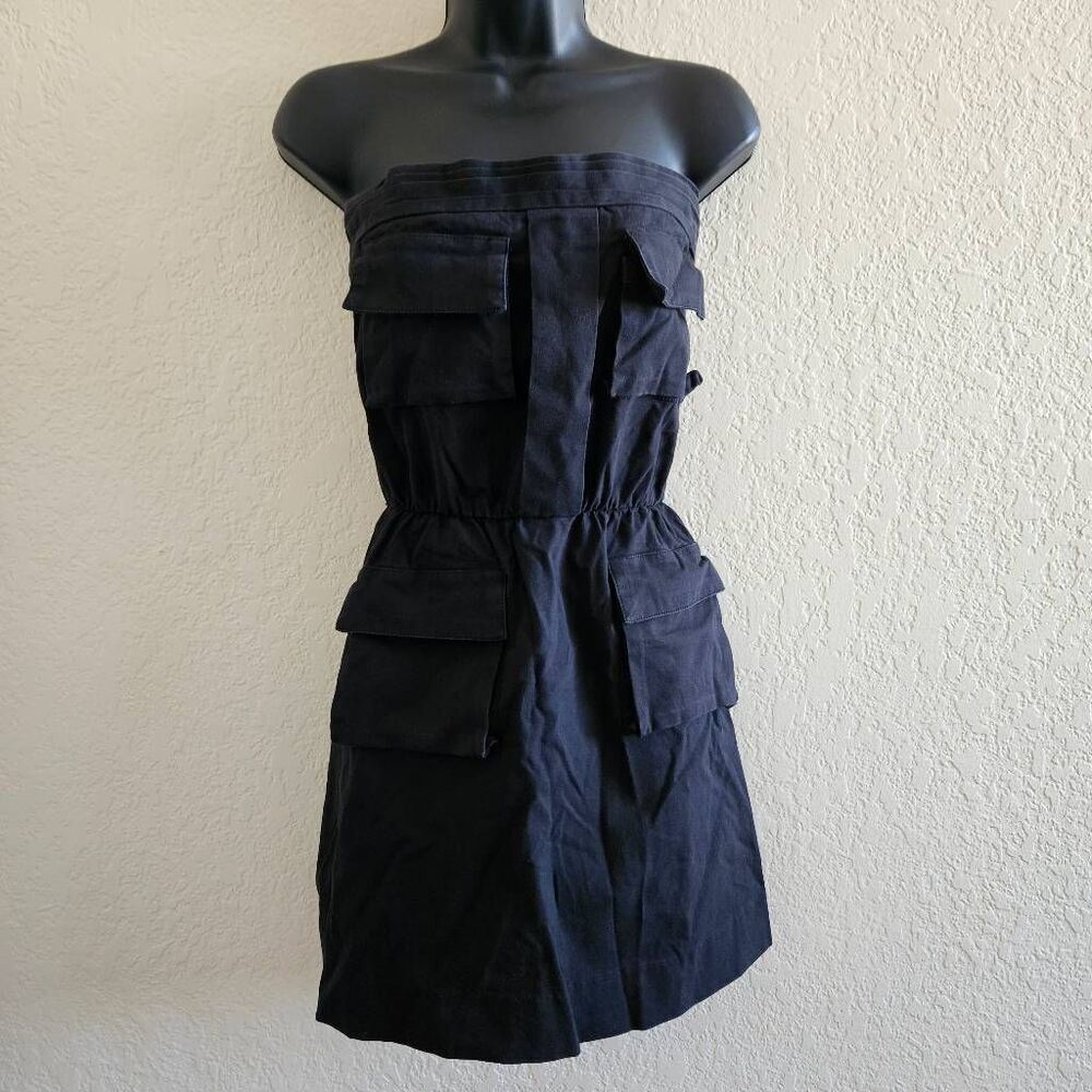 Alice + Olivia Strapless Cargo Dress